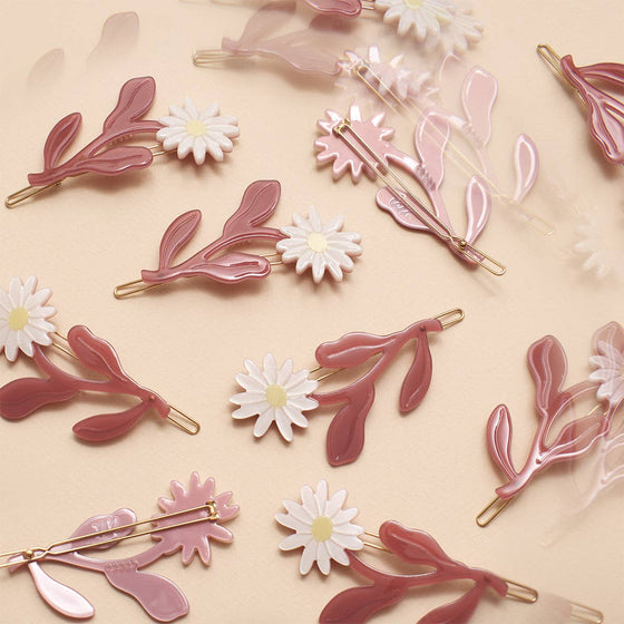 Marguerite Daisy Flower Hair Clip
