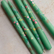  Hand Painted Taper Candle | Floral