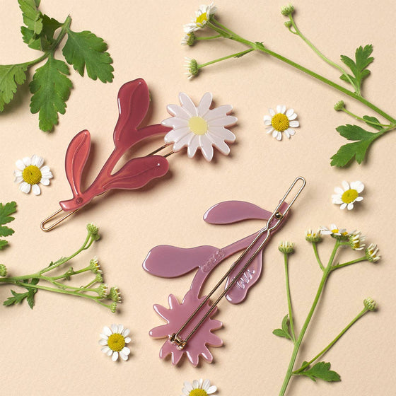 Marguerite Daisy Flower Hair Clip