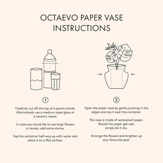 Mini Paper Vases