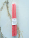 Hand-Dipped Taper Candle Pair