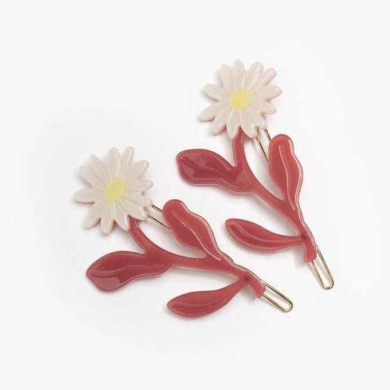 Marguerite Daisy Flower Hair Clip