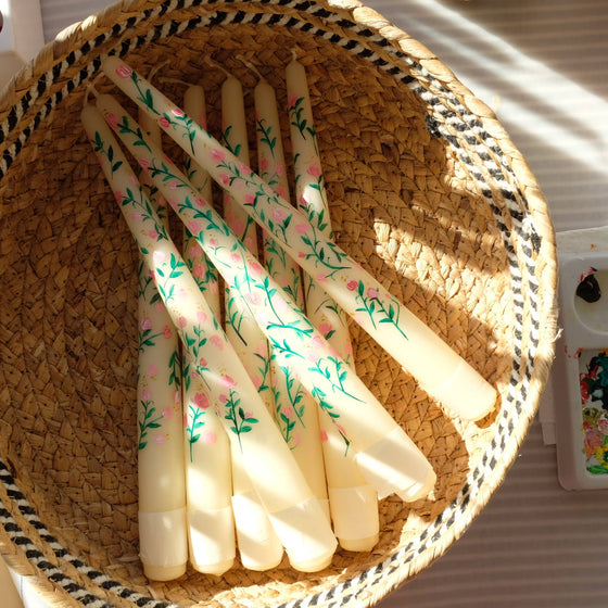 Hand Painted Candles