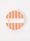 Ultra Violet and Orange Striped Coaster - Set of 4