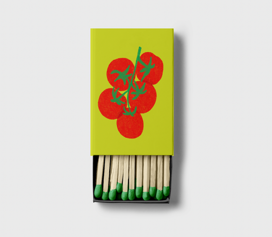 "Dinner Party" Matches - 28 Strike Matchbox 