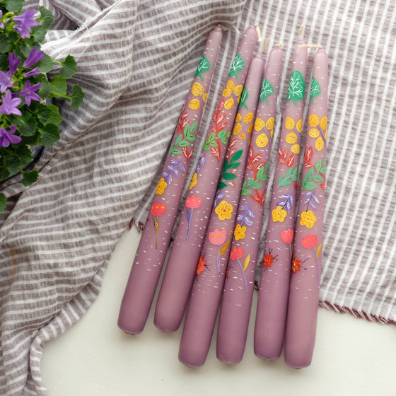 Hand Painted Candles