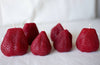 Beeswax Large Strawberry Candles - Set of 2 