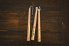 Floral Inlaid Taper Candles - Set of 3