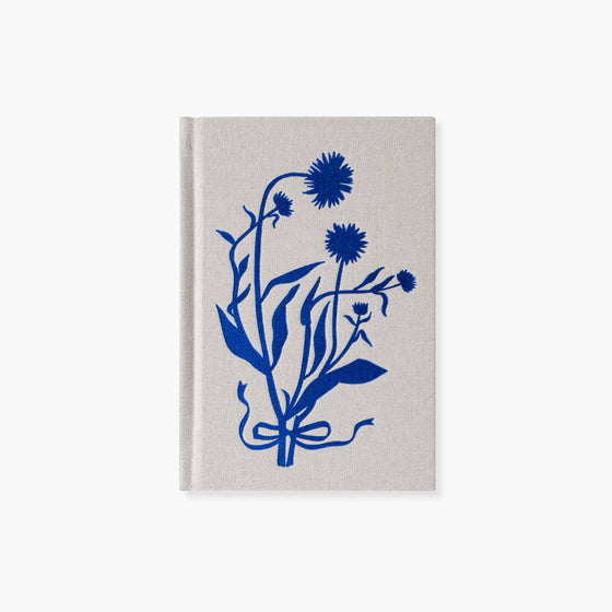 BLUE FLORA | MINI LINEN BOUND JOURNAL
