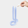 Twist Candle Sticks | Light Lavender