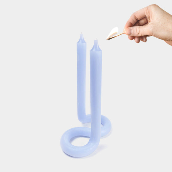Twist Candle Sticks | Light Lavender
