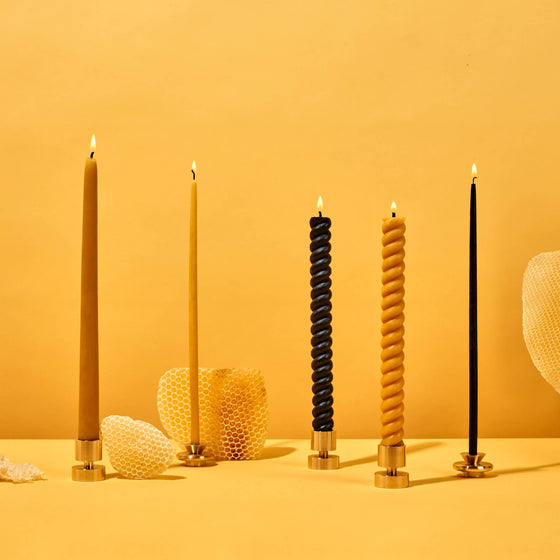 Thin 100% Pure Beeswax Candles | 7 Pack