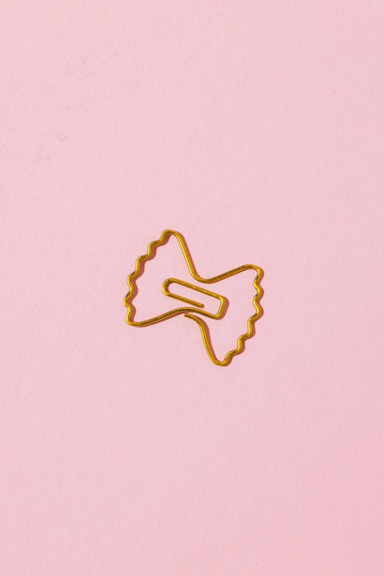 Pasta Paper Clip - Farfalle