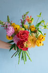 Mother's Day Flowers Wrapped in Paper