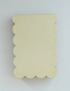 Scalloped Shaped Notepad | Chartreuse + Olive
