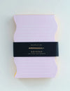Wavy Shaped Notepad | Lilac + Tangerine