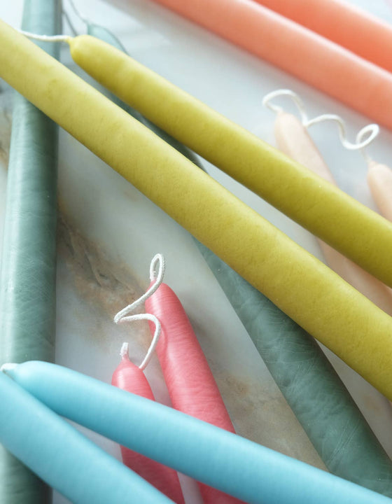 Hand-Dipped Taper Candle Pair