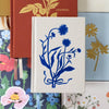 BLUE FLORA | MINI LINEN BOUND JOURNAL