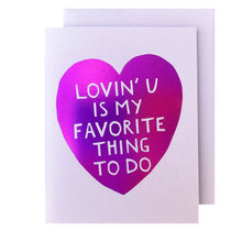  Lovin' You Card