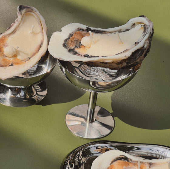 Pearl Oyster Candle