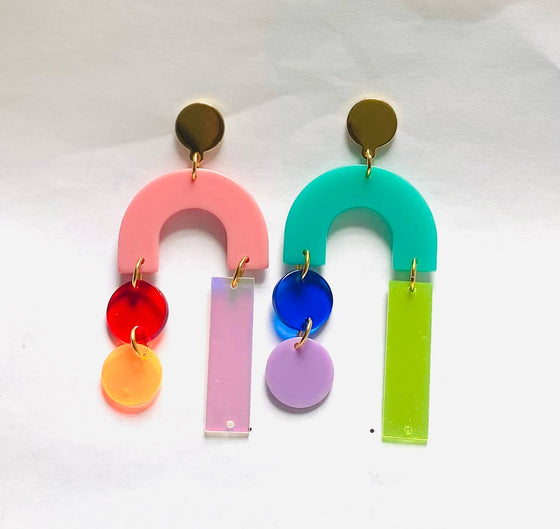 Rainbow Brite Earrings