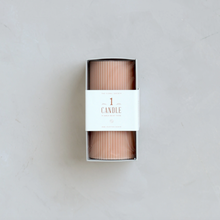  Fancy Ribbed Pillar Candle