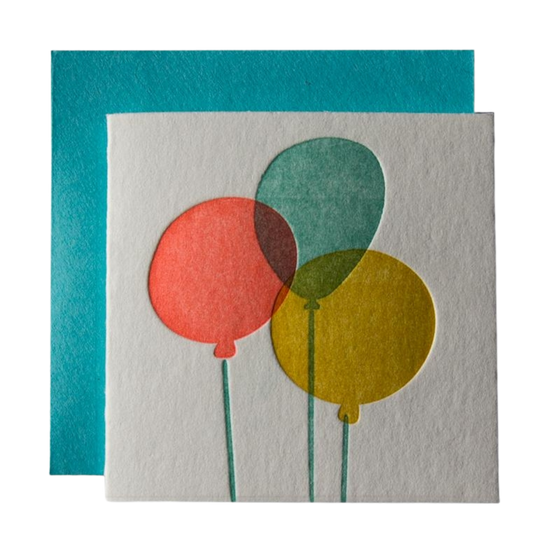 Balloons Tiny Card