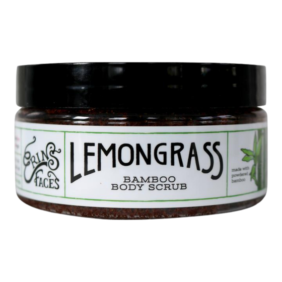 Erin's Faces Lemongrass Bamboo Body Scrub