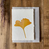 Ginkgo Handmade Blank Card