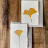 Ginkgo Handmade Blank Card