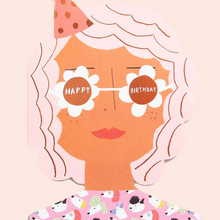  Party Girl Birthday Day Card