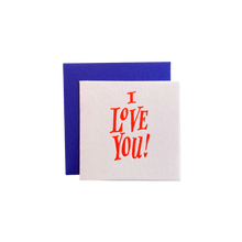  I Love You! Tiny Card