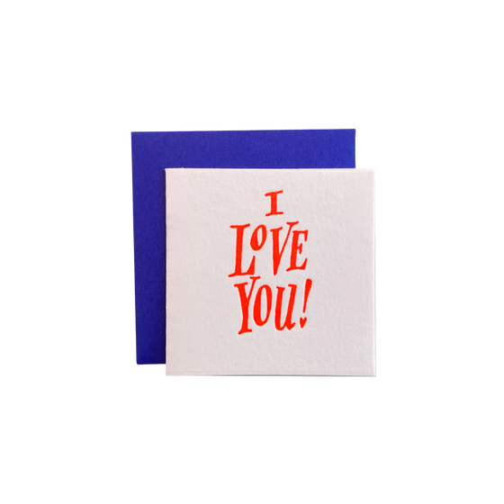 I Love You! Tiny Card