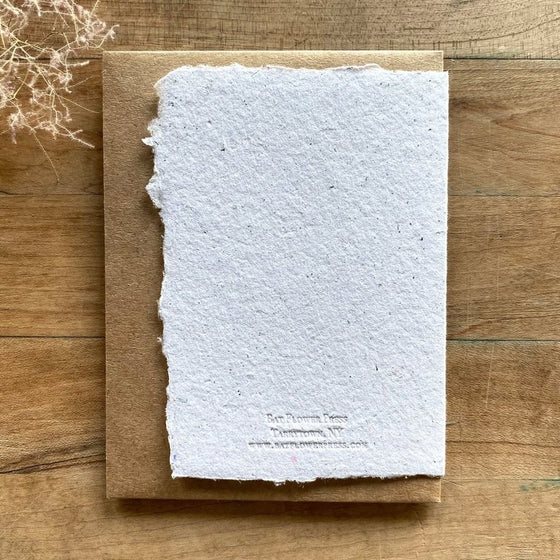 Tiny Heart Handmade Greeting Card