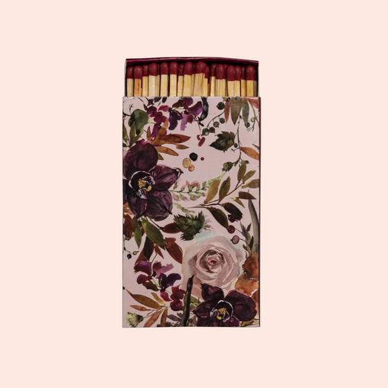 Rose Floral Matchbox