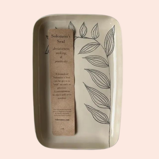 Rounded Botanical Tray