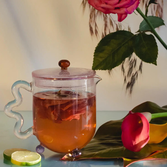 Bloom Glass Tea Pot