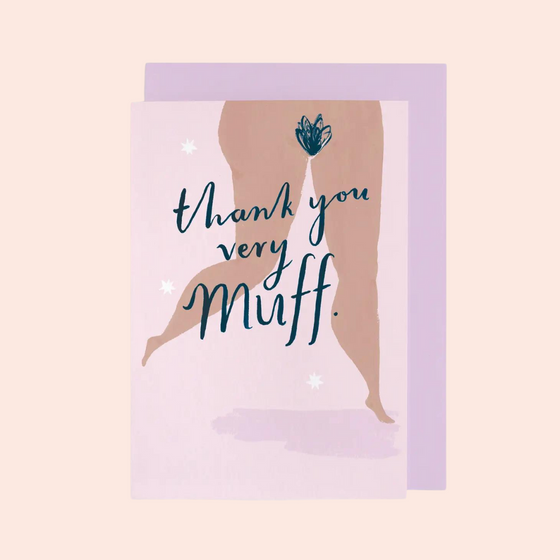 Thank you very muff card