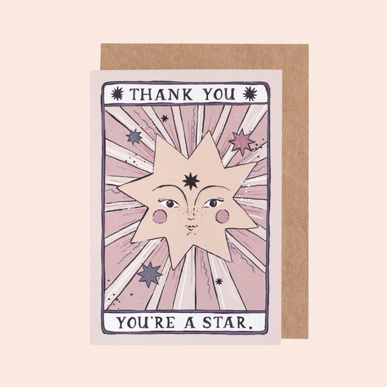 Thank You Star Card